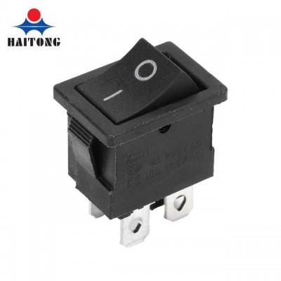 Hot selling KCD1 4pin On-Off Black Cover 12V DC Rocker Switch